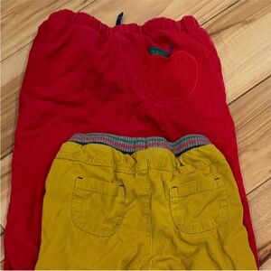 Boden corduroy pants 2 pair 3-4 year